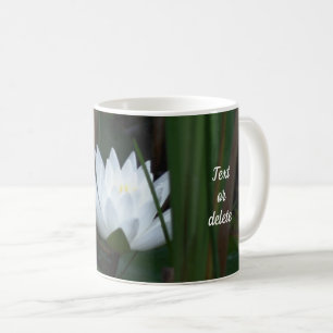 Water Lily Lotus Flower Aglow Personalised Coffee Mug