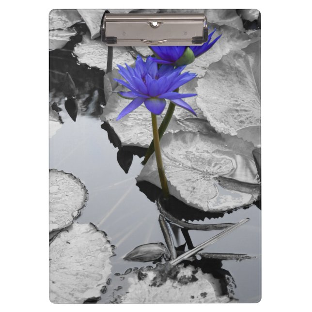 Water Lily Love Clipboard (Front)
