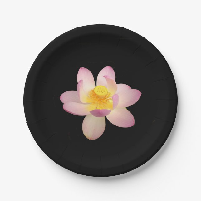 Water Lily Paper Plate (Front)