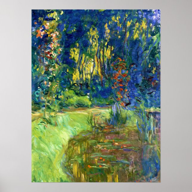 Water Lily Pond at Giverney Poster (Front)