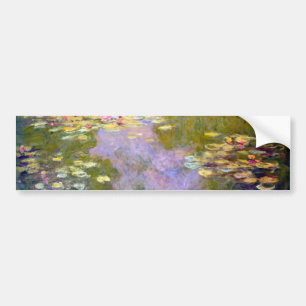 Water Lily Pond at Giverny, Claude Monet Bumper Sticker