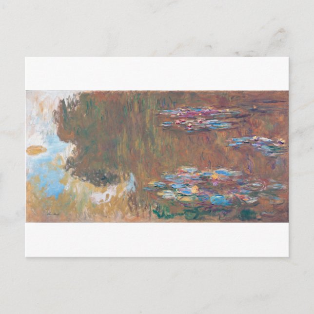 Water Lily Pond at Giverny, Claude Monet Postcard (Front)