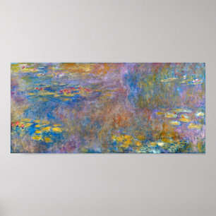 Water Lily Pond at Giverny, Claude Monet Poster