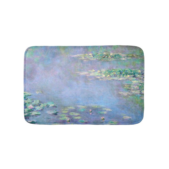 Water Lily Pond Bath Mat (Front)
