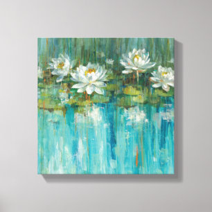 Water Lily Pond Canvas Print
