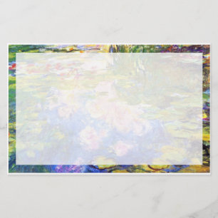 Water Lily Pond Claude MoneT FINE ART PAINTING Stationery