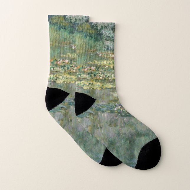 Water Lily Pond Claude Monet Socks (Pair)