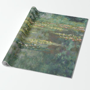 Water Lily Pond Claude Monet Wrapping Paper