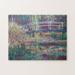 Water Lily Pond (Harmonie Rose), Monet Jigsaw Puzzle