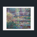 Water Lily Pond (Harmonie Rose), Monet Postcard<br><div class="desc">Oscar-Claude Monet (14 November 1840 – 5 December 1926) was a French painter, a founder of French Impressionist painting and the most consistent and prolific practitioner of the movement's philosophy of expressing one's perceptions before nature, especially as applied to plein air landscape painting. The term ""Impressionism"" is derived from the...</div>