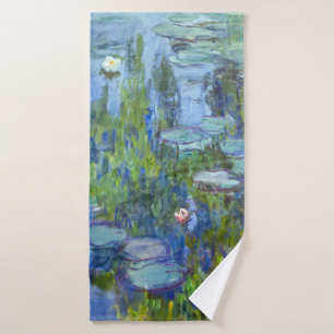 Water Lily Pond, Monet Bath Towel