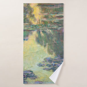 Water Lily Pond, Monet Bath Towel