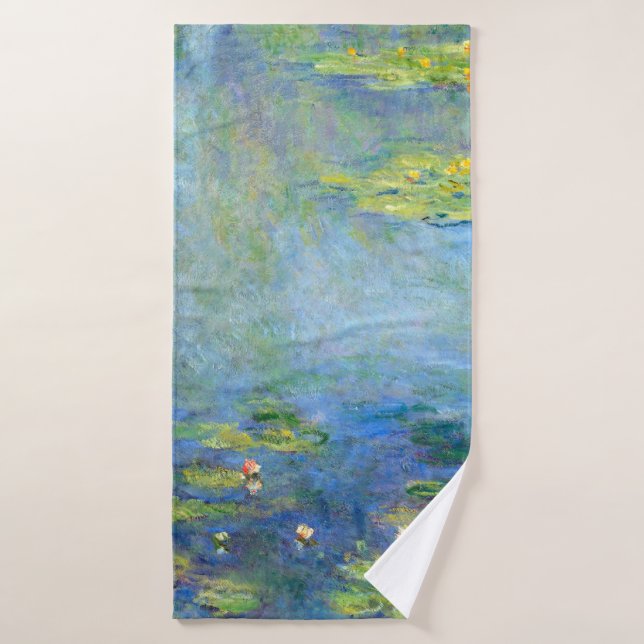 Water Lily Pond, Monet Bath Towel (Bath Towel)