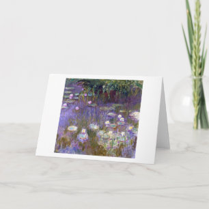 Water Lily Pond, Monet Card
