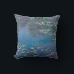 Water Lily Pond, Monet Cushion<br><div class="desc">Oscar-Claude Monet (14 November 1840 – 5 December 1926) was a French painter, a founder of French Impressionist painting and the most consistent and prolific practitioner of the movement's philosophy of expressing one's perceptions before nature, especially as applied to plein air landscape painting. The term ""Impressionism"" is derived from the...</div>