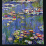 Water Lily Pond Monet Fine Art Shower Curtain<br><div class="desc">Water Lilies, c. 1916, is one of a series of over two hundred water lily flower paintings by French Impressionism artist Claude Monet painting them at his garden pond beginning in the early 1900's. At that time, he constructed his flower garden with the intent to use it as inspiration to...</div>