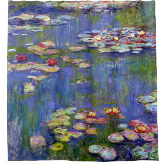 Water Lily Pond Monet Fine Art Shower Curtain