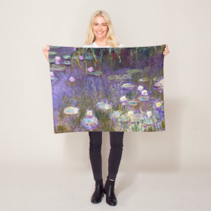 Water Lily Pond, Monet Fleece Blanket