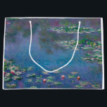 Water Lily Pond, Monet Large Gift Bag<br><div class="desc">Oscar-Claude Monet (14 November 1840 – 5 December 1926) was a French painter, a founder of French Impressionist painting and the most consistent and prolific practitioner of the movement's philosophy of expressing one's perceptions before nature, especially as applied to plein air landscape painting. The term ""Impressionism"" is derived from the...</div>