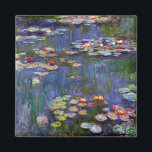 Water Lily Pond, Monet Magnet<br><div class="desc">Oscar-Claude Monet (14 November 1840 – 5 December 1926) was a French painter, a founder of French Impressionist painting and the most consistent and prolific practitioner of the movement's philosophy of expressing one's perceptions before nature, especially as applied to plein air landscape painting. The term ""Impressionism"" is derived from the...</div>
