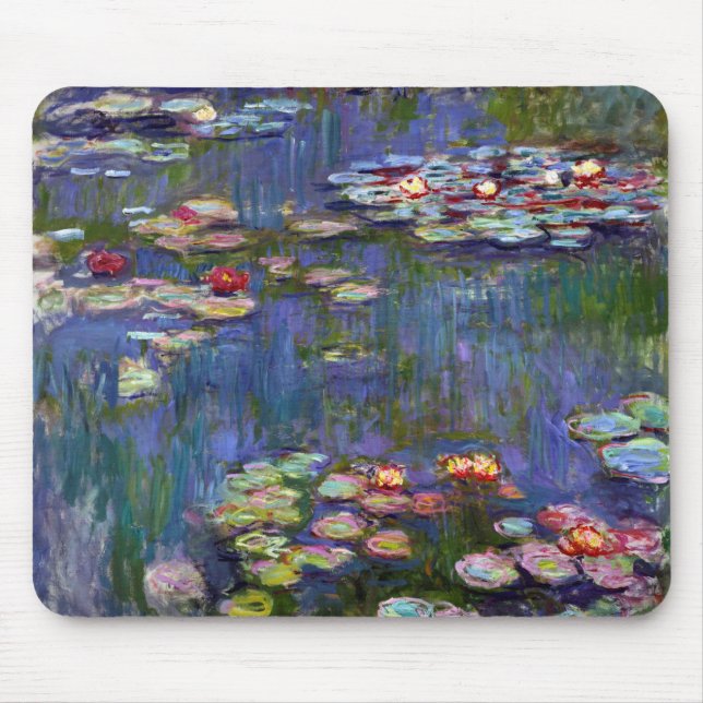 Water Lily Pond, Monet Mouse Mat (Front)