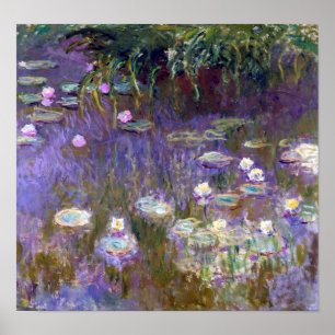 Water Lily Pond, Monet Poster