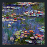 Water Lily Pond, Monet Poster<br><div class="desc">Oscar-Claude Monet (14 November 1840 – 5 December 1926) was a French painter, a founder of French Impressionist painting and the most consistent and prolific practitioner of the movement's philosophy of expressing one's perceptions before nature, especially as applied to plein air landscape painting. The term ""Impressionism"" is derived from the...</div>