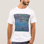 Water Lily Pond, Monet T-Shirt<br><div class="desc">Oscar-Claude Monet (14 November 1840 – 5 December 1926) was a French painter, a founder of French Impressionist painting and the most consistent and prolific practitioner of the movement's philosophy of expressing one's perceptions before nature, especially as applied to plein air landscape painting. The term ""Impressionism"" is derived from the...</div>