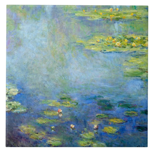 Water Lily Pond, Monet Tile (Front)