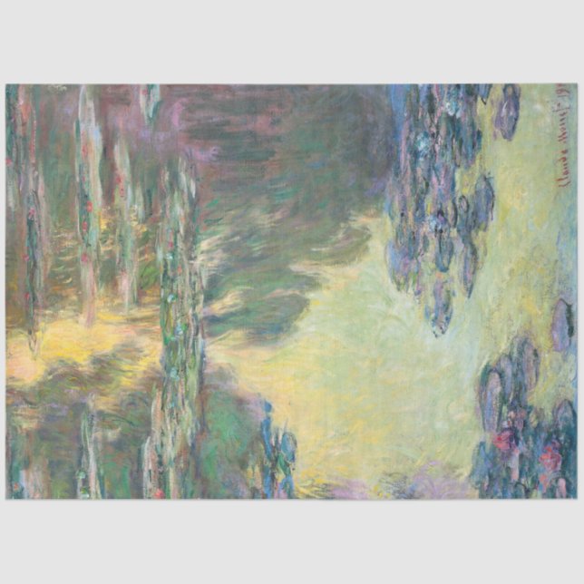 Water Lily Pond, Monet Tissue Paper (Front)