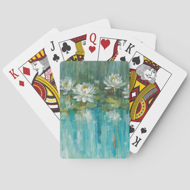 Water Lily Pond Playing Cards (Back)