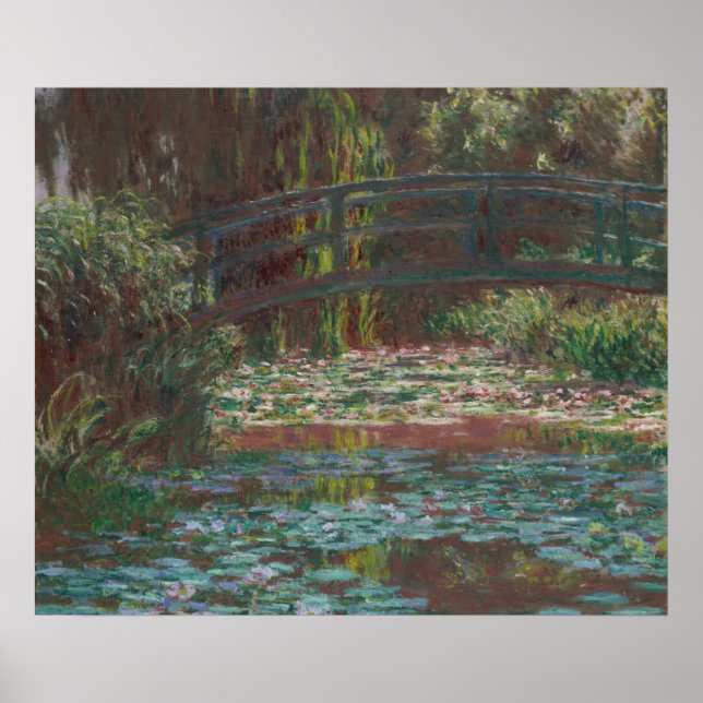 Water Lily Pont by Claude Monet Fine Art Print (Front)