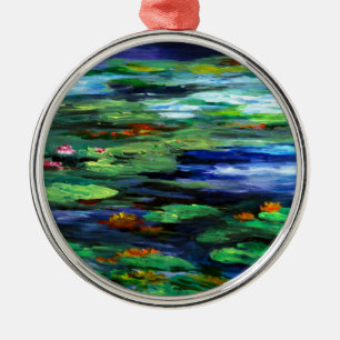 Water Lily Somnolence 2010 Metal Tree Decoration