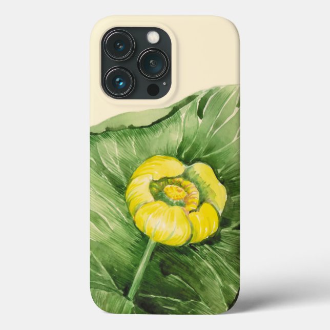 water-lily watercolor Case-Mate iPhone case (Back)