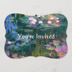 Water Lily Wedding Invitation