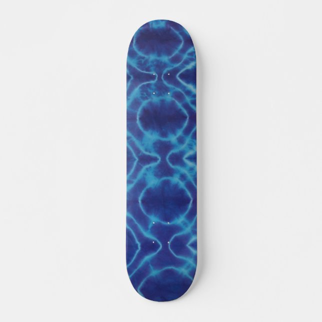Water Lines Tie Dye Skateboard (Front)