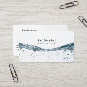 Water Liquid Business Card