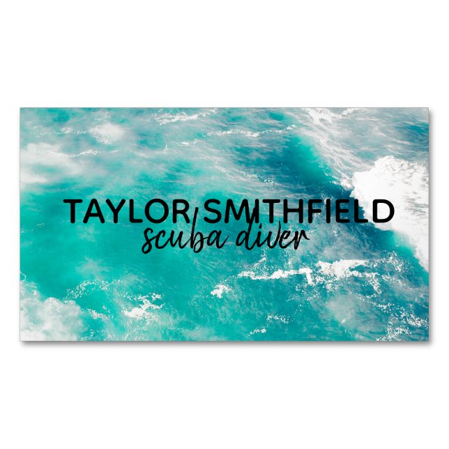 Water Magnetic Business Card (Front)