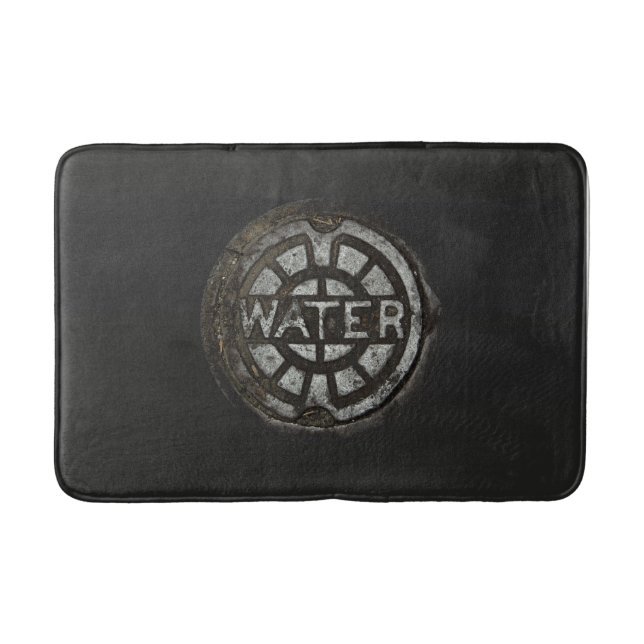 Water Main Manhole Bath Mat (Front)
