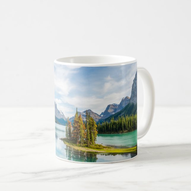 Water | Maligne Lake, Jasper National Park, Canada Coffee Mug (Front Right)