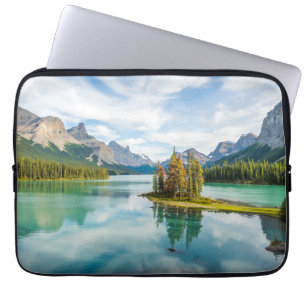 Water Maligne Lake, Jasper National Park, Canada Laptop Sleeve