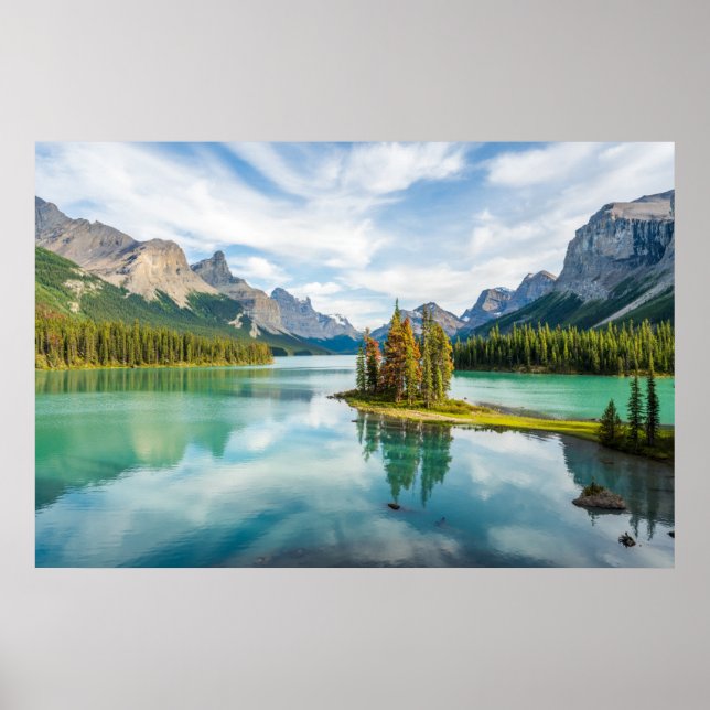 Water | Maligne Lake, Jasper National Park, Canada Poster (Front)
