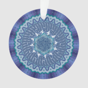 Water Mandala Acrylic Ornament