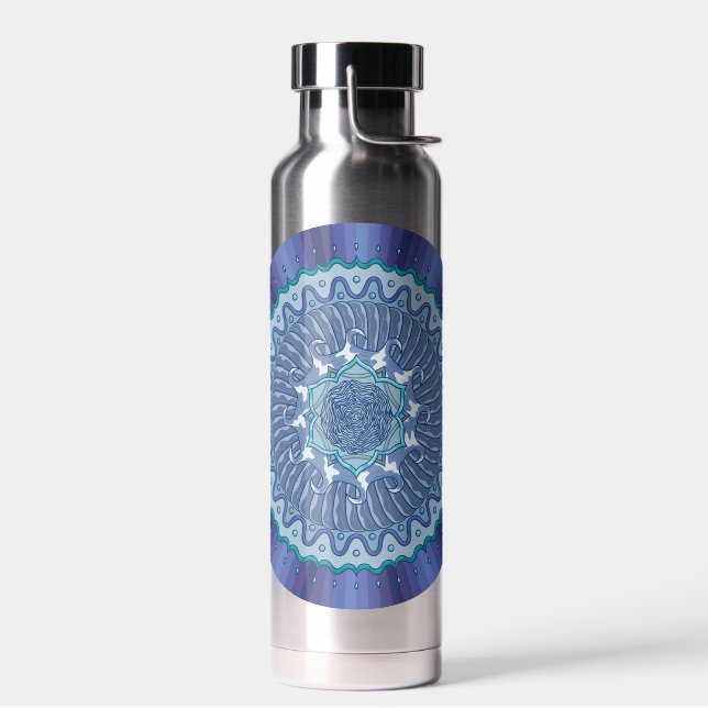 Water Mandala Bottle (Left)