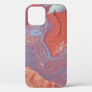 Water Marbling Paint iPhone 12 Case
