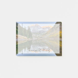 Water   Maroon Bells Lake Aspen Trees Post-it Notes