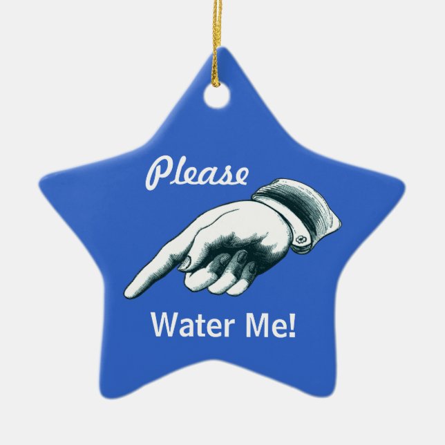 Water Me Christmas Tree Ornament (Front)