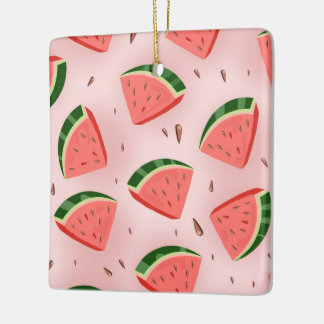 Water Melon Pattern Ceramic Ornament