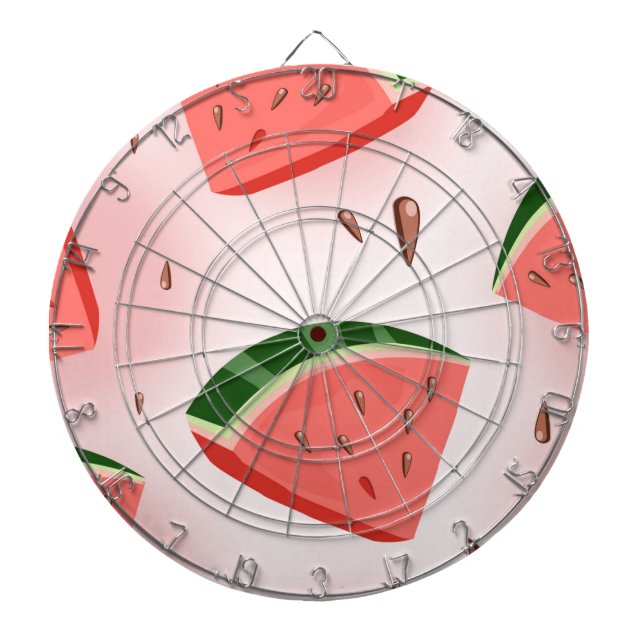 Water Melon Pattern Dartboard (Front)
