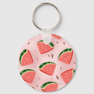Water Melon Pattern Key Ring